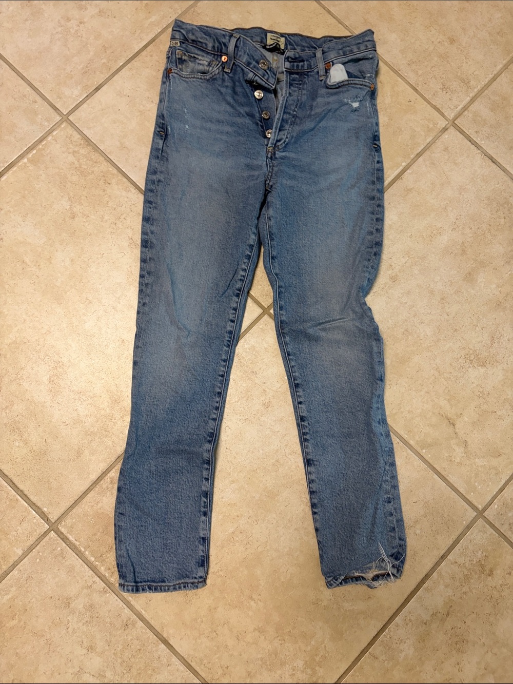 Classic High-Rise Blue Women's Jeans citizens of humanity 25